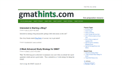 Desktop Screenshot of gmathints.com